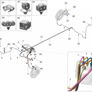 6600138825 制动主缸油管适用于极氪001