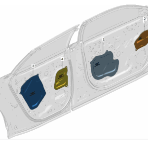 6600141870 	前门防水膜 适用于极氪001