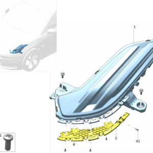 6600190492 	6600190490 辅助照明灯 右 辅助照明灯 左适用于极氪001