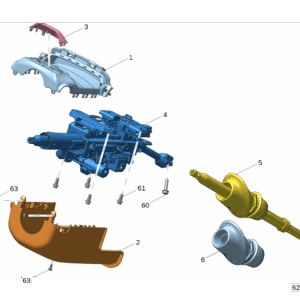 6600204889BA0 6600252687BA0 上转向柱装饰罩 下转向柱装饰罩适用于极氪001