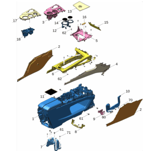 6608051142GA8 副仪表台本体适用于极氪001