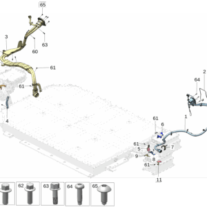 6608062338 交流充电插座线束适用于极氪001