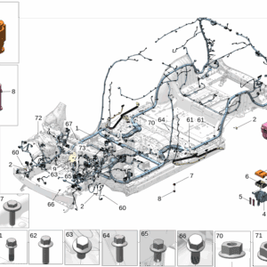 6608065575 车身线束适用于极氪001