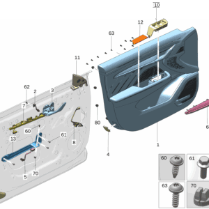6608066122GA8 前门饰板适用于极氪001