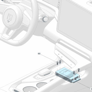 6608079921 	无线充电模块（WPC）适用于极氪001