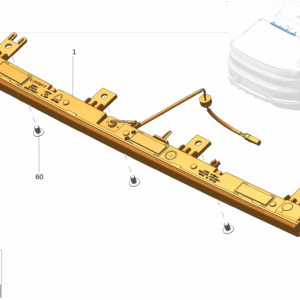 6608091991 高位制动灯 适用于极氪001
