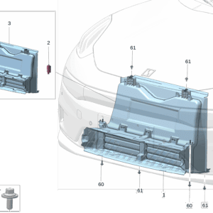 6608095901 可变进气格栅适用于极氪001