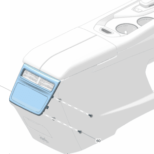 6608100931BA4  后排娱乐模块（RSEM）适用于极氪001