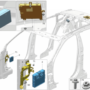 6608112774 车联网智能天线模块（TCAM） 适用于极氪001