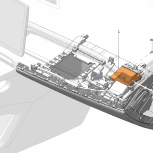 6608121348 	行车记录仪（DVR）适用于极氪001