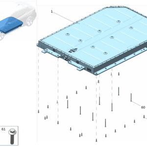 6608121547 动力电池 适用于极氪001