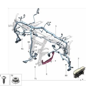 8889783449 仪表（IP）线束适用于极氪009