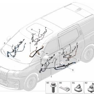 8889783472 8889783482 6608054363 6608054361 前门线束 适用于极氪009