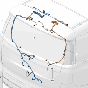 8889783495 	8889553471 	尾门线束 左 尾门线束 右适用于极氪001
