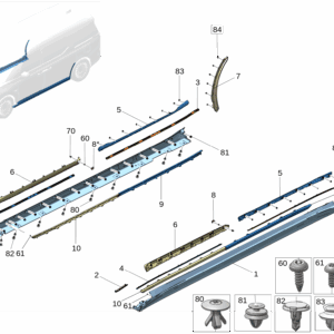 8890495015C16 8890495040C16 	门槛护板装饰条 左 	门槛护板装饰条 右适用于极氪009
