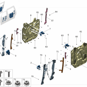 8890537136 前车窗玻璃升降器 左 适用于极氪009