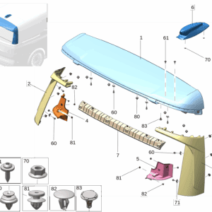 8891082949A15 扰流板适用于极氪009