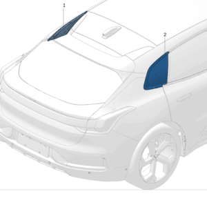 8891303630B03 8891303632B03 	后角窗玻璃 适用于极氪001