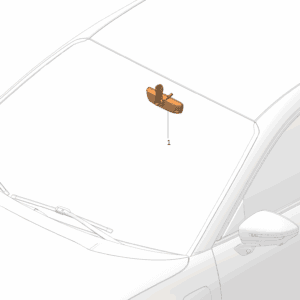 8891308377 内后视镜适用于极氪001