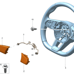 8891359110 	方向盘 适用于极氪001