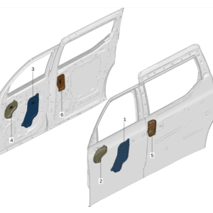 8891406455  前门防水膜 左 适用于极氪009
