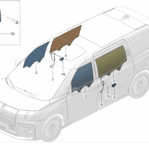 8891554949  8891554951  8893551781 8893551813 	前门玻璃 后车门玻璃适用于极氪009