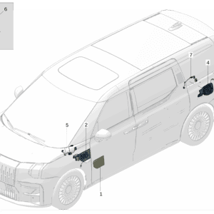 8892280470 充电口盖外板适用于极氪009