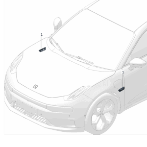 8892451944B03/8892451815B03 	翼子板装饰件极氪001