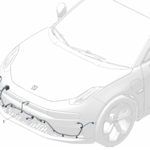 8892468676 前保险杠线束适用于极氪001