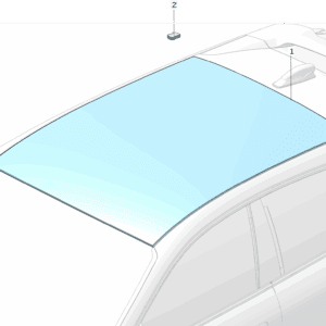 8892699110 	固定式全景天窗玻璃 适用于极氪001