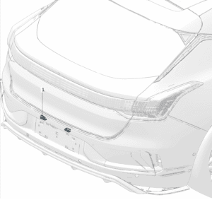 8892829531 牌照灯适用于极氪001