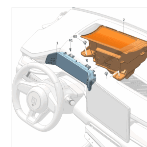8892960714BA0 驾驶信息显示（DIS）适用于极氪001