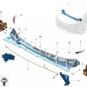 8893330776 通风盖板适用于极氪009