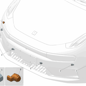 8894224164A15 泊车辅助传感器 L型适用于极氪001