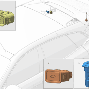 6600001039WA2 电动尾门开关 适用于极氪7X