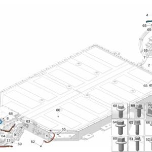 6600137994  动力电池接地线适用于极氪7x