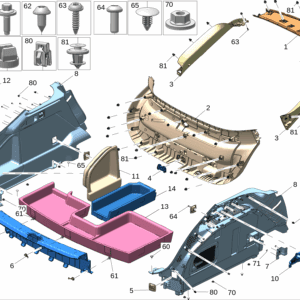 6600247671BA0 尾门上饰板 适用于极氪7x
