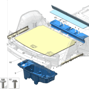 6608005446BA0 行李箱铰链盖板 适用于极氪7x