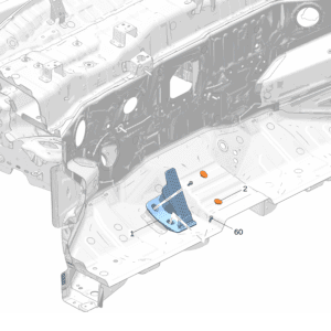 6608005959 油门踏板 适用于极氪009