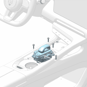 6608008154DA9 电子换档器（EGSM） 适用于极氪7x
