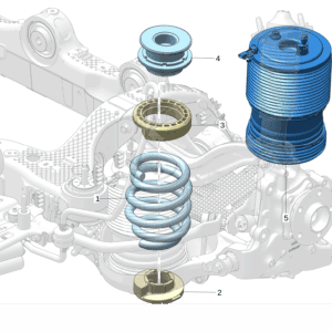 6608008158 后弹簧 适用于极氪7x