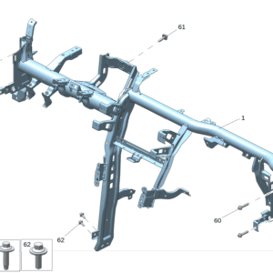 6608015911 仪表板横梁 适用于极氪7x