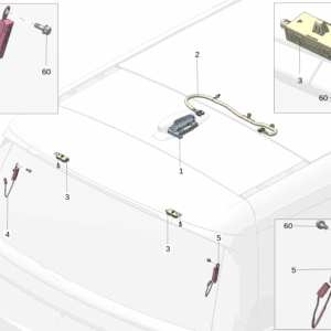 6608030264 鲨鱼鳍天线 适用于极氪009