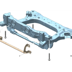 6608044917 前副车架 适用于极氪7x