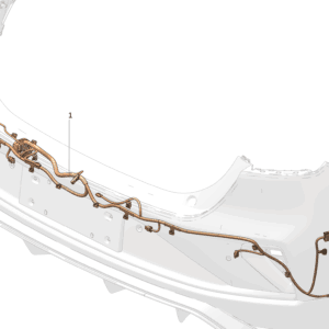 6608078102 后保险杠线束 适用于极氪7X