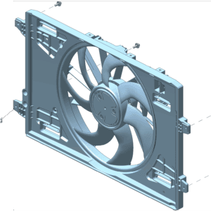 6608078158 	风扇总成 适用于极氪7x