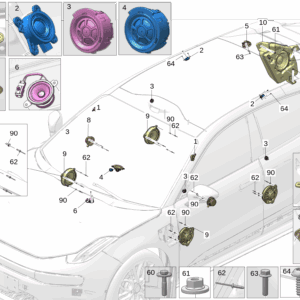 6608078914 麦克风 适用于极氪7x