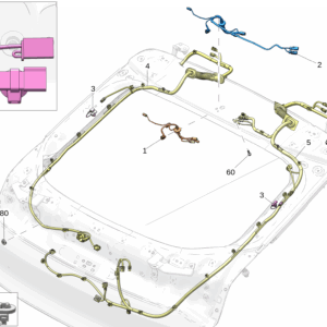 6608079734 尾门线束转接线 适用于极氪7x