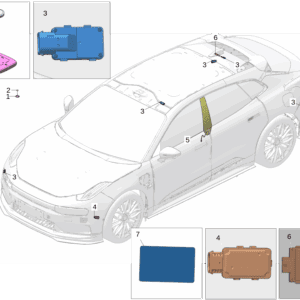 6608079911WA1 遥控钥匙 适用于极氪7x