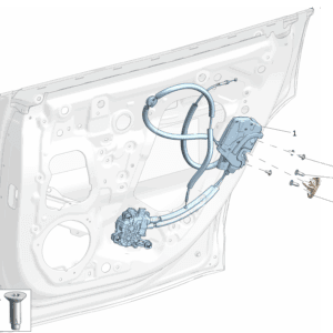 6608080025 后侧门锁闩 右 适用于极氪7x